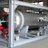 Skid-mounted steam heat exchanger